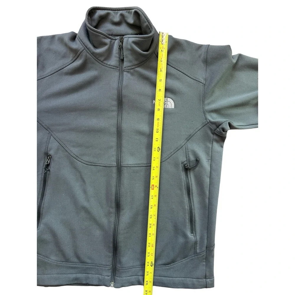 The North Face Men's Full Zip Fleece Jacket Grey‎ Size Large